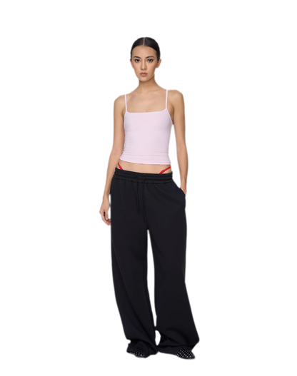 Air Cotton Wide-Leg Sweatpants