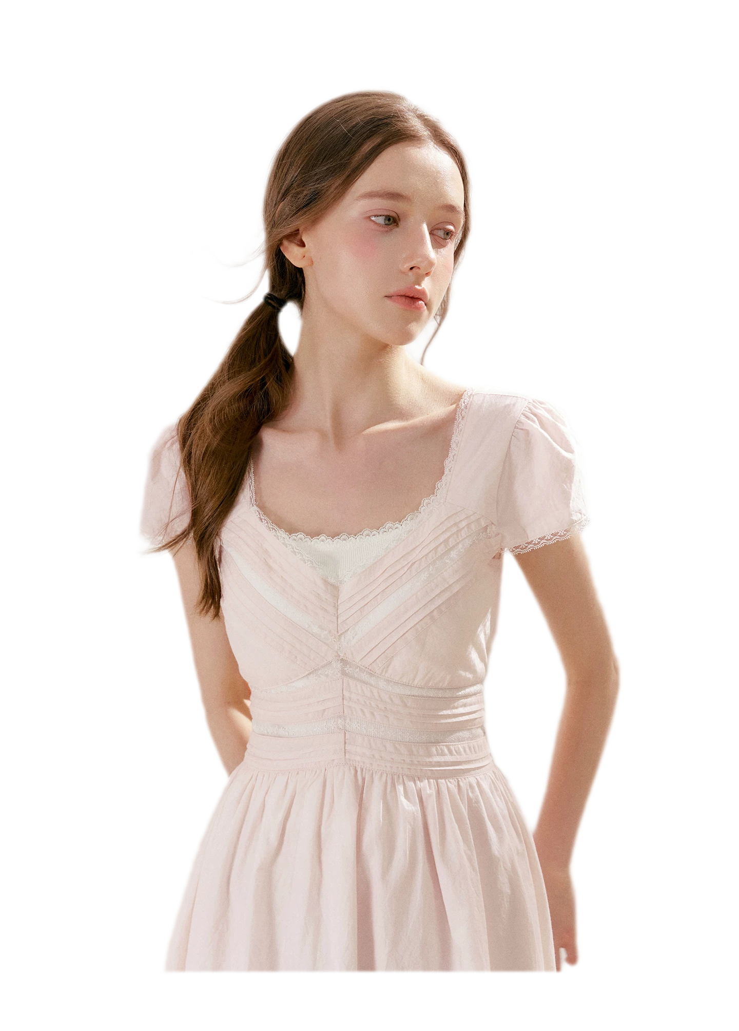 Lace V-Neck Dress