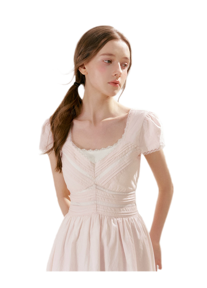 Lace V-Neck Dress