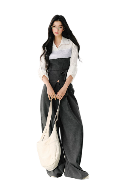 Layered Bustier Shirt