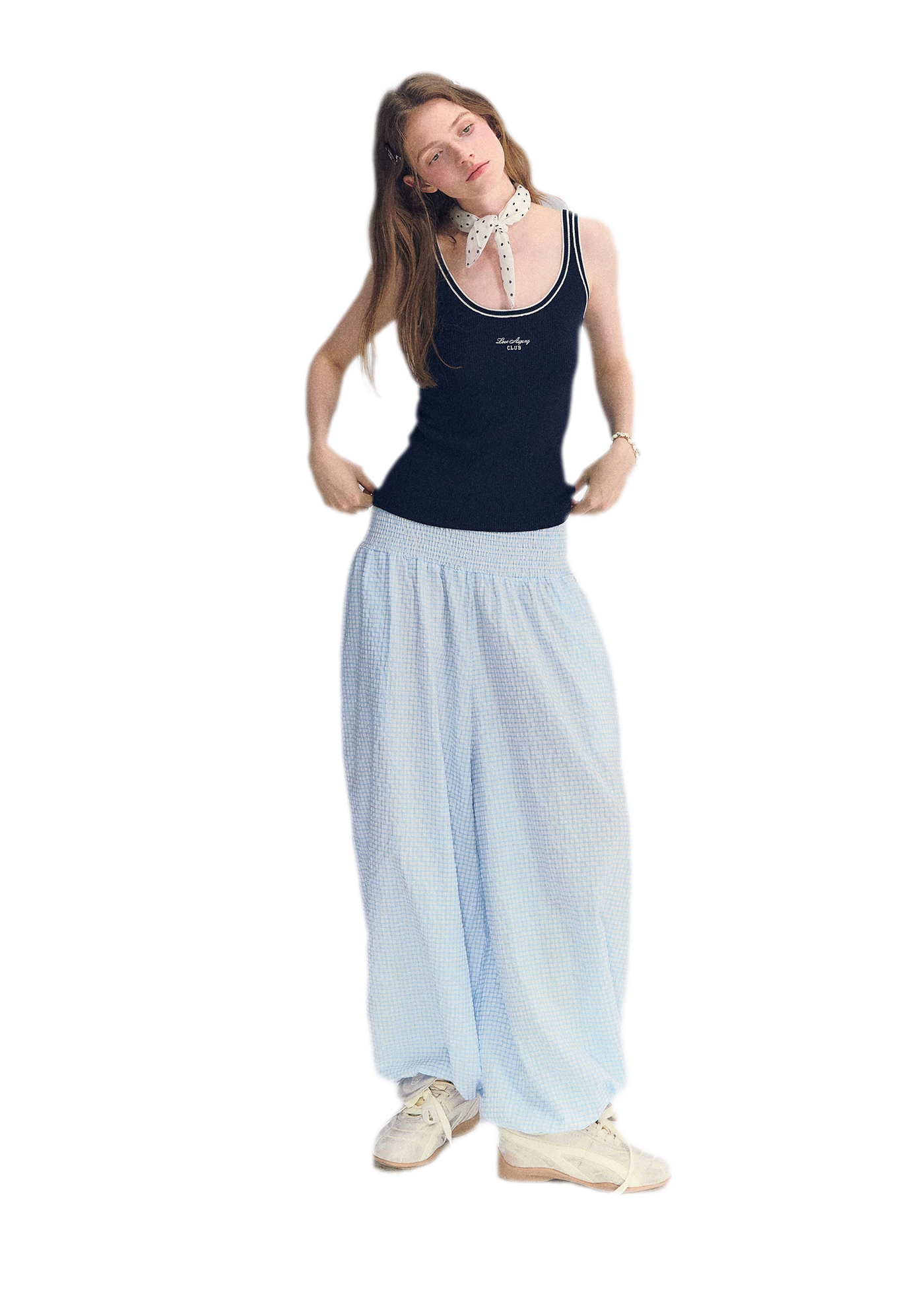 Lyocell Embroidered Tank