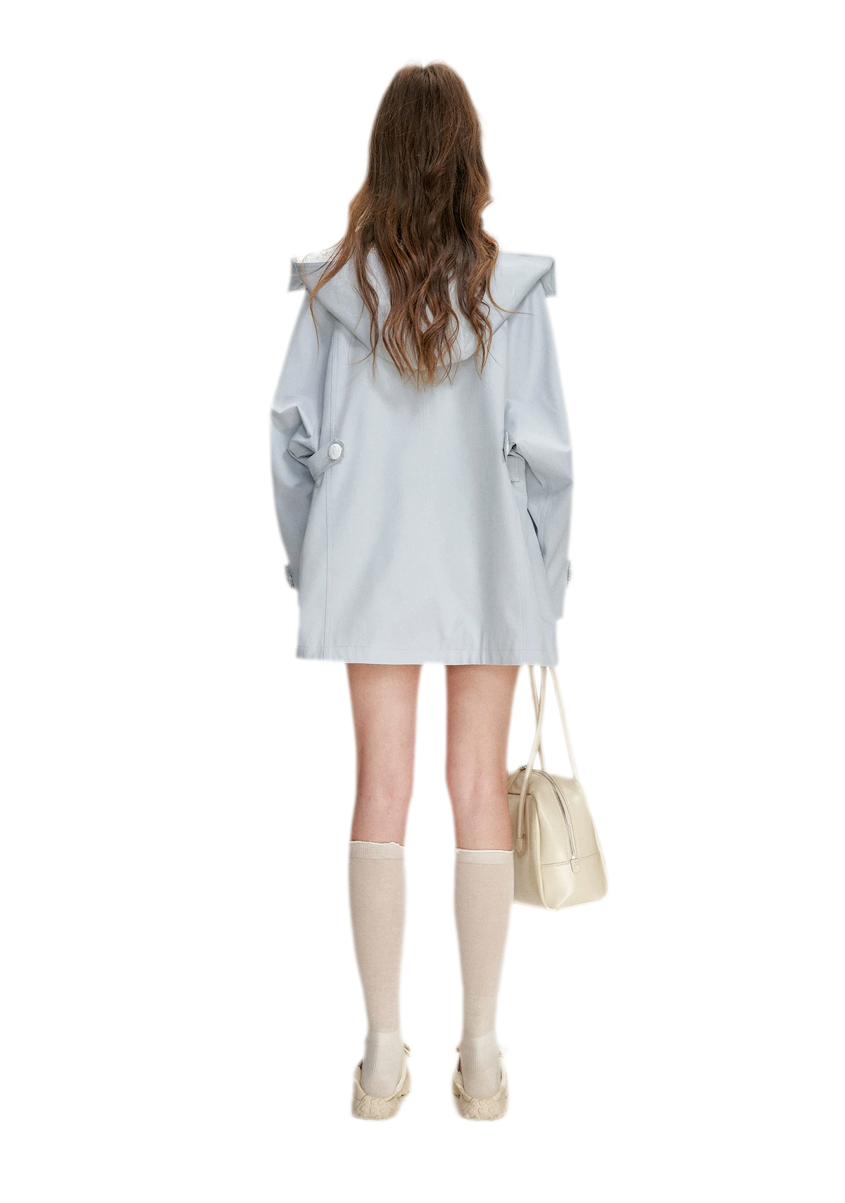 Lace Layered A-Line Windbreaker