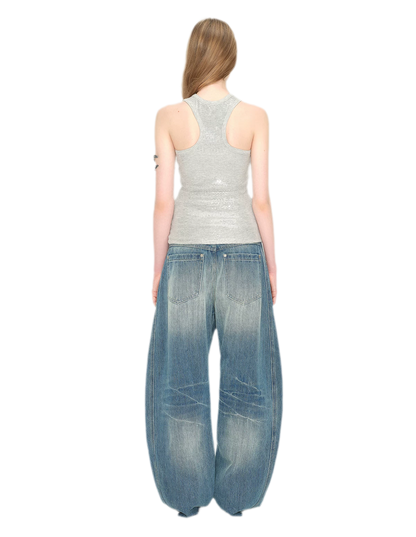 Vintage Washed Lightning Jeans