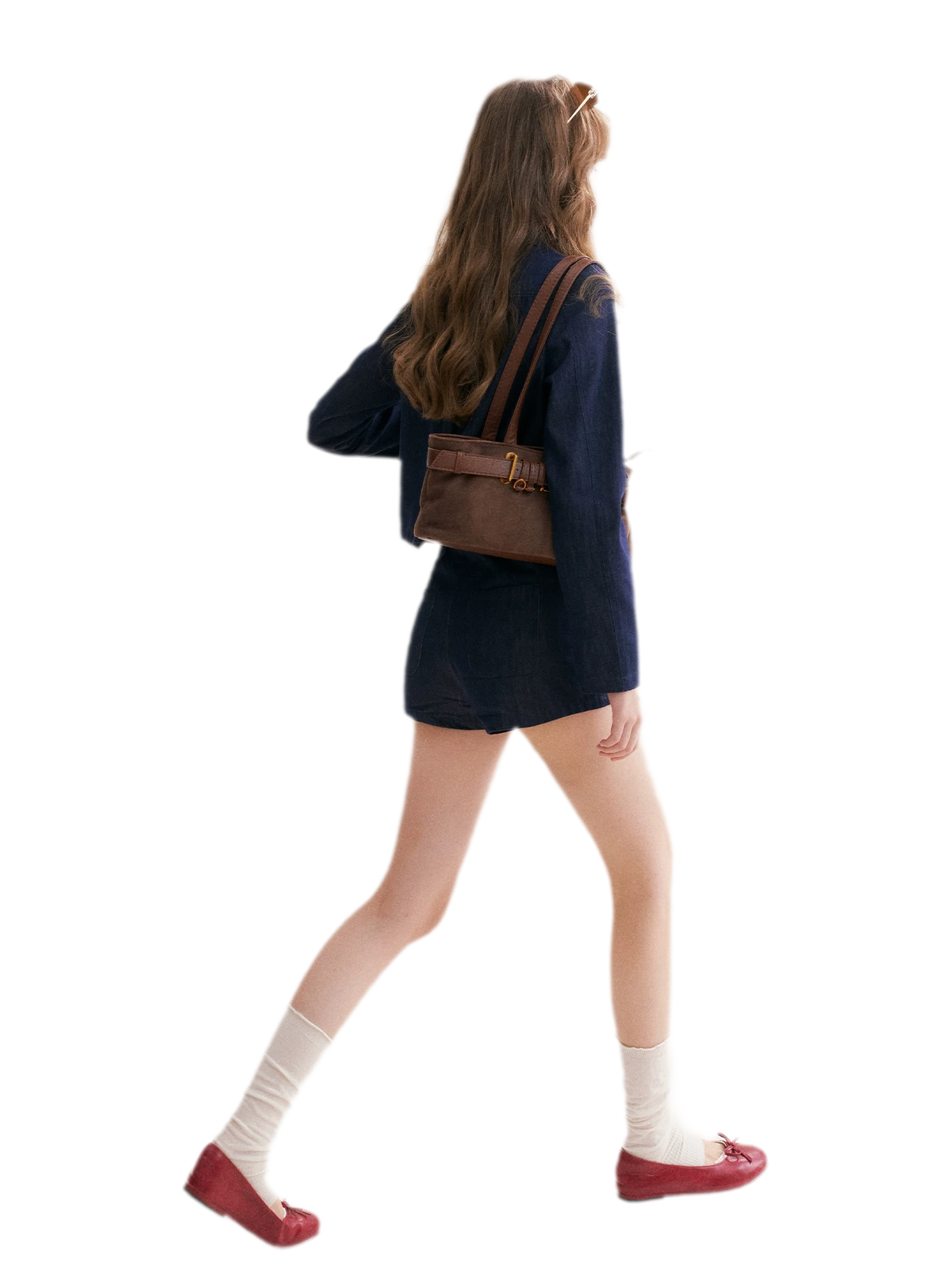 Lyocell Cotton Bow Denim Set