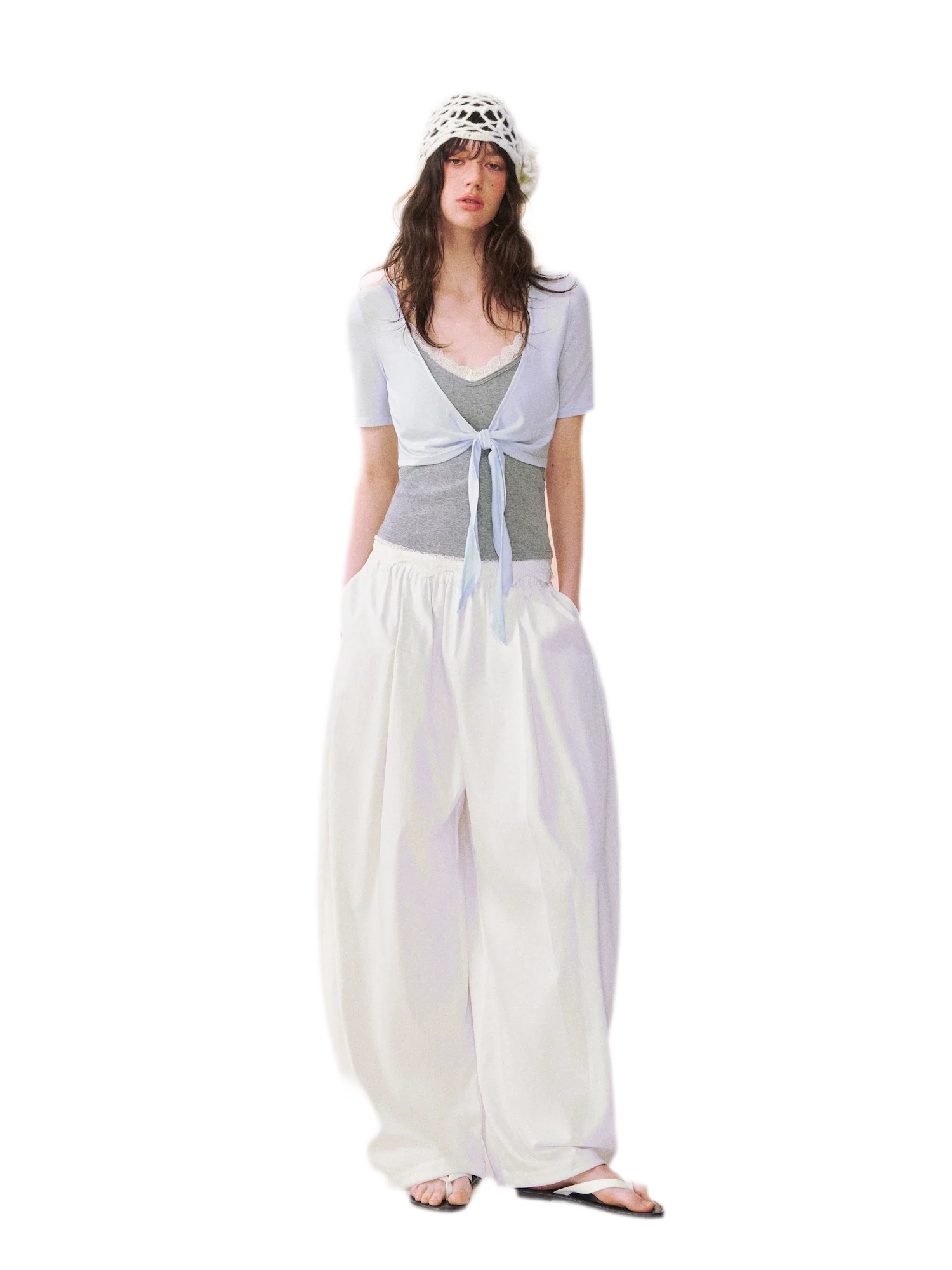Breathable Relaxed Lantern Pants