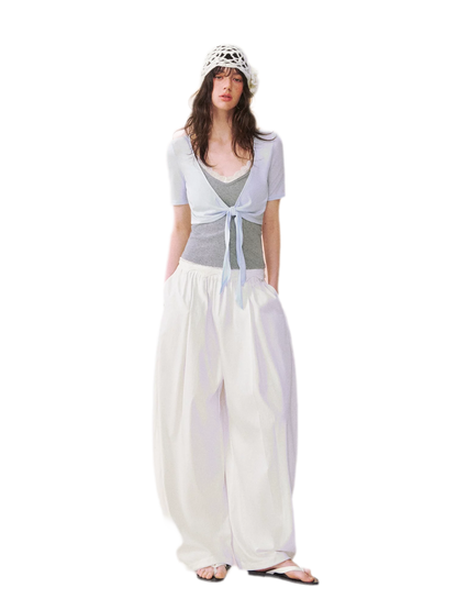 Breathable Relaxed Lantern Pants