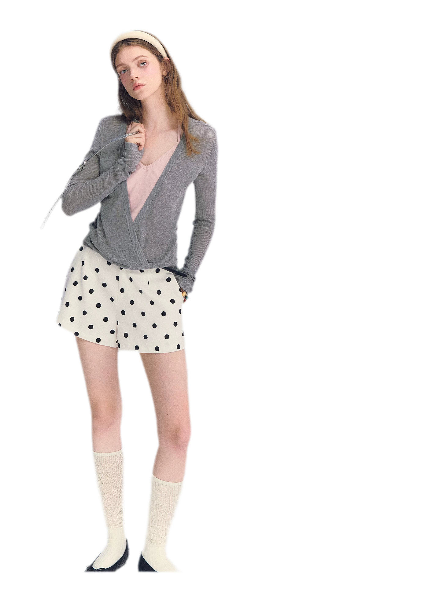Lyocell Faux Two Knit