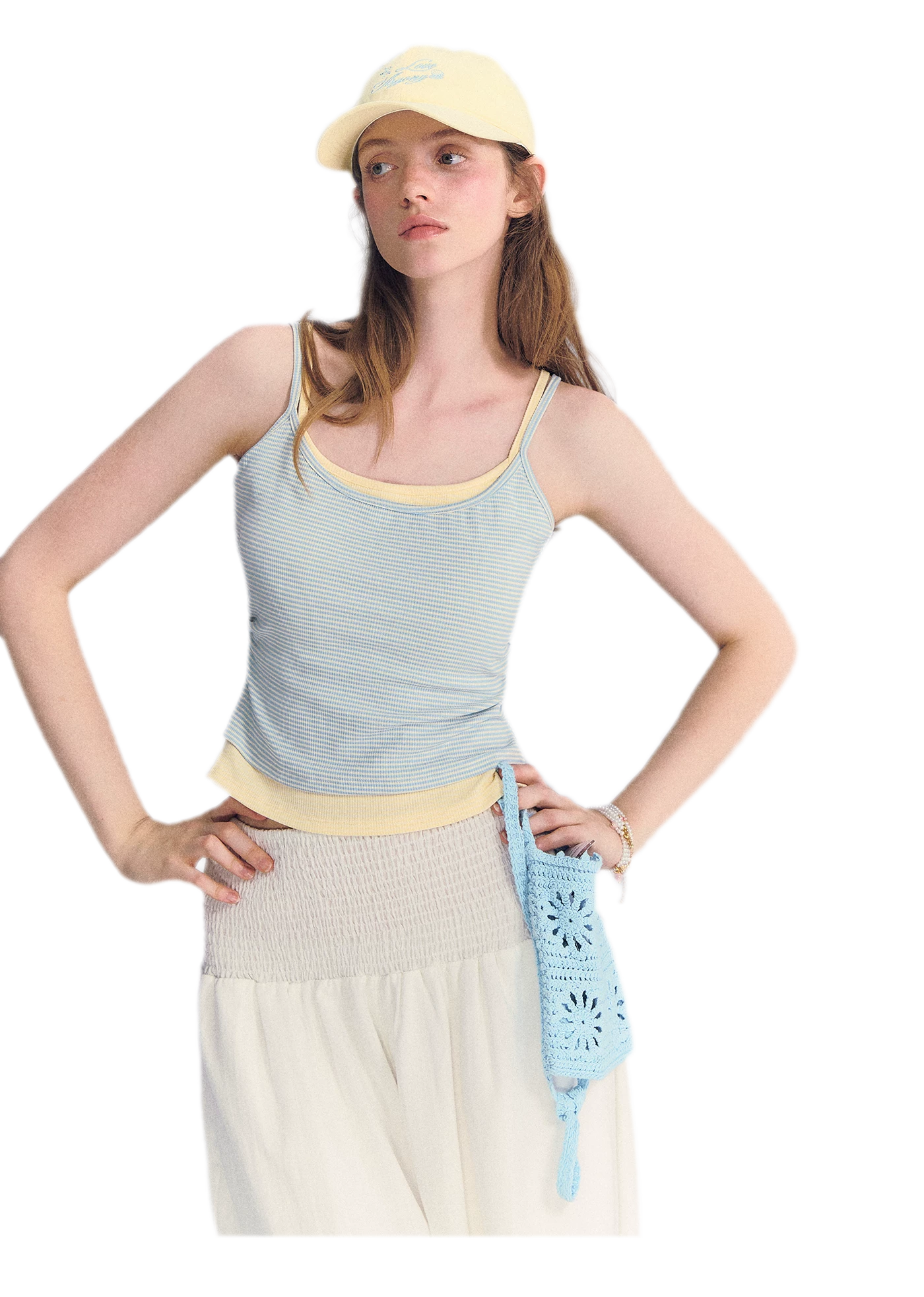 Stripe Knit Cami Set