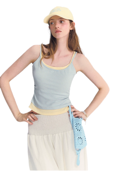 Stripe Knit Cami Set