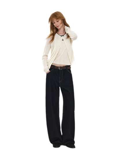 Wool-Blend Bow Knit Set