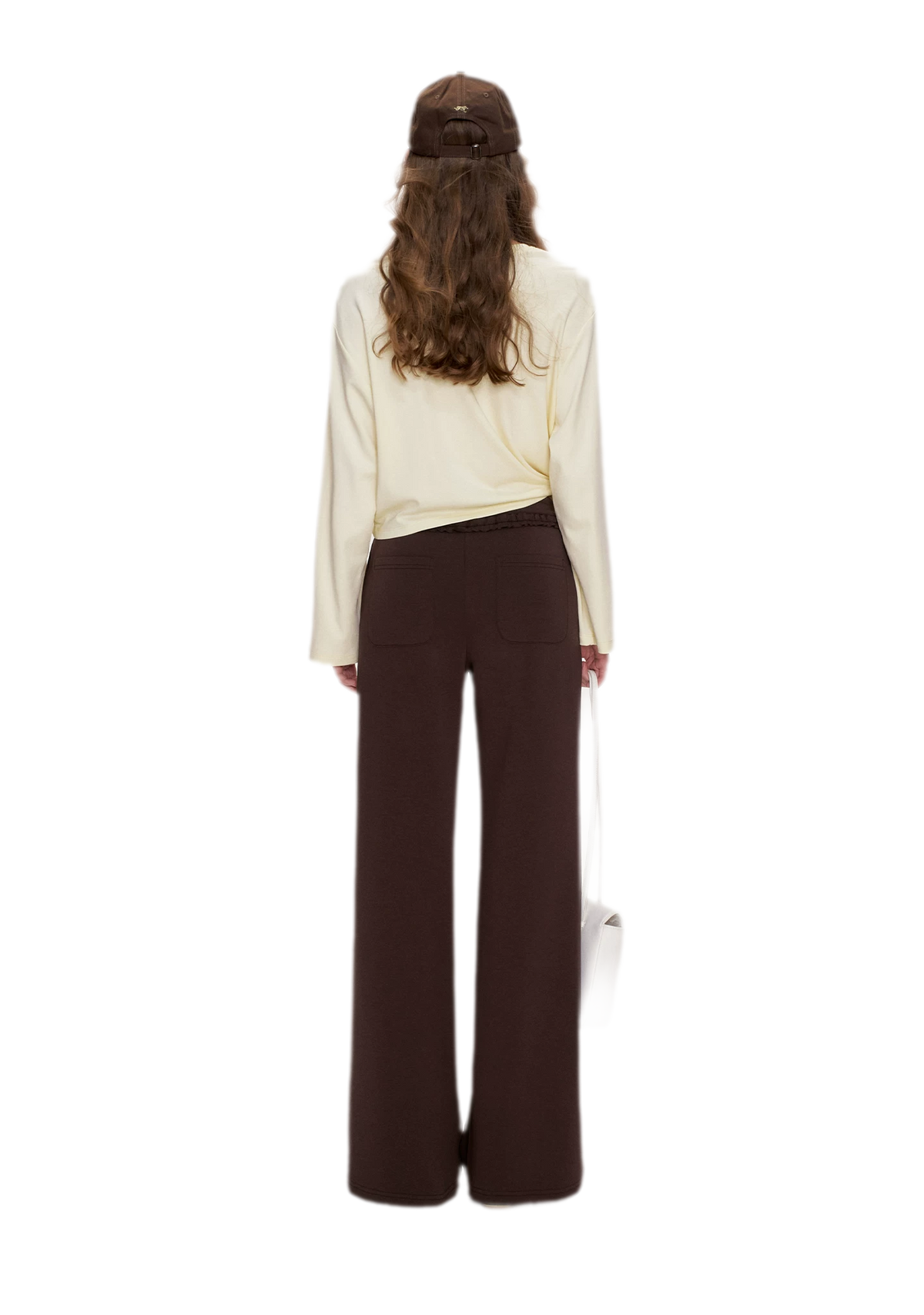 Soft Cotton Wide-Leg Trousers