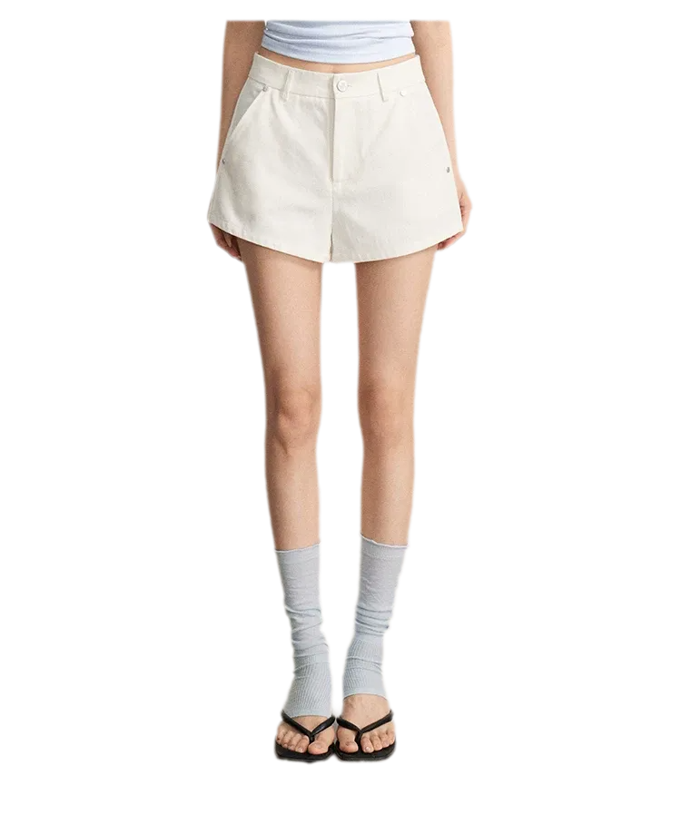 Rhinestone Cotton Summer Shorts