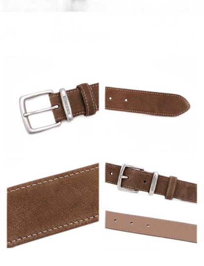 Vintage Suede Pin Buckle Belt