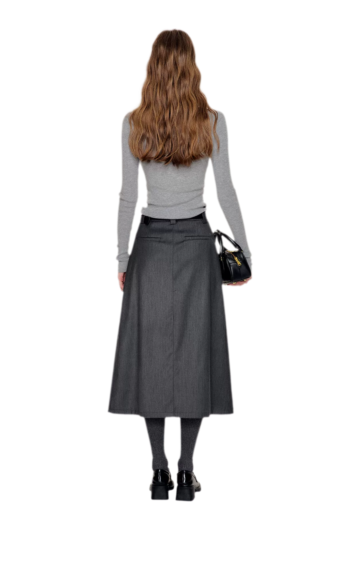 Fine Wool Ruched Bow Top