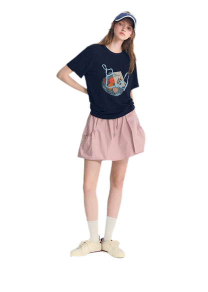 Fruit Embroidery Tee