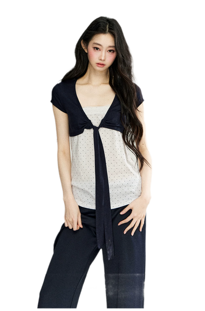 Polka Dot Knit Set