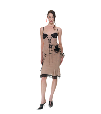 Lace Ruched Mermaid Set