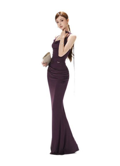 Draped Mermaid Cami Dress