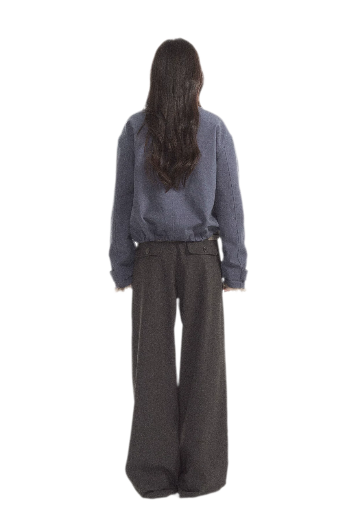 Faux Lamb-Wool Patchwork Jacket
