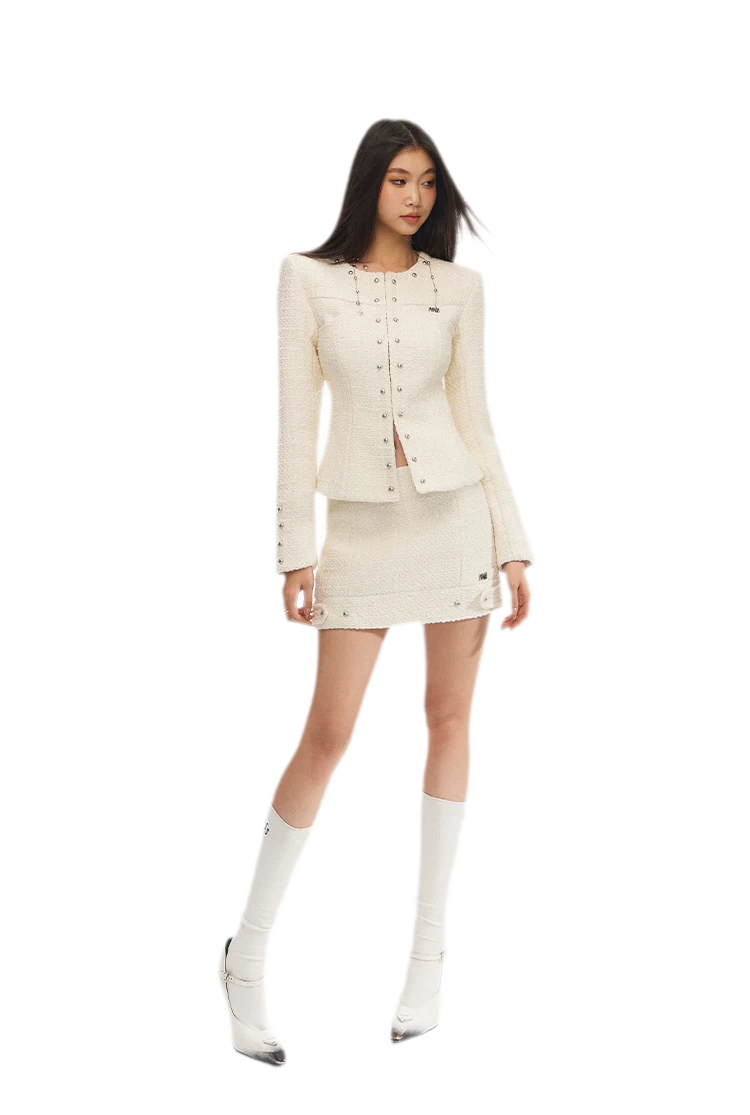 White Tweed Jacket