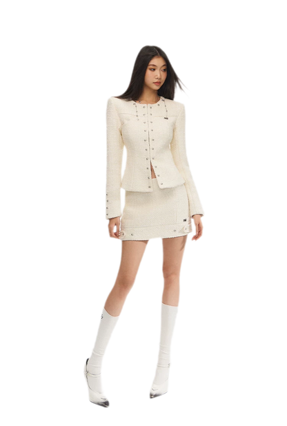 White Tweed Jacket