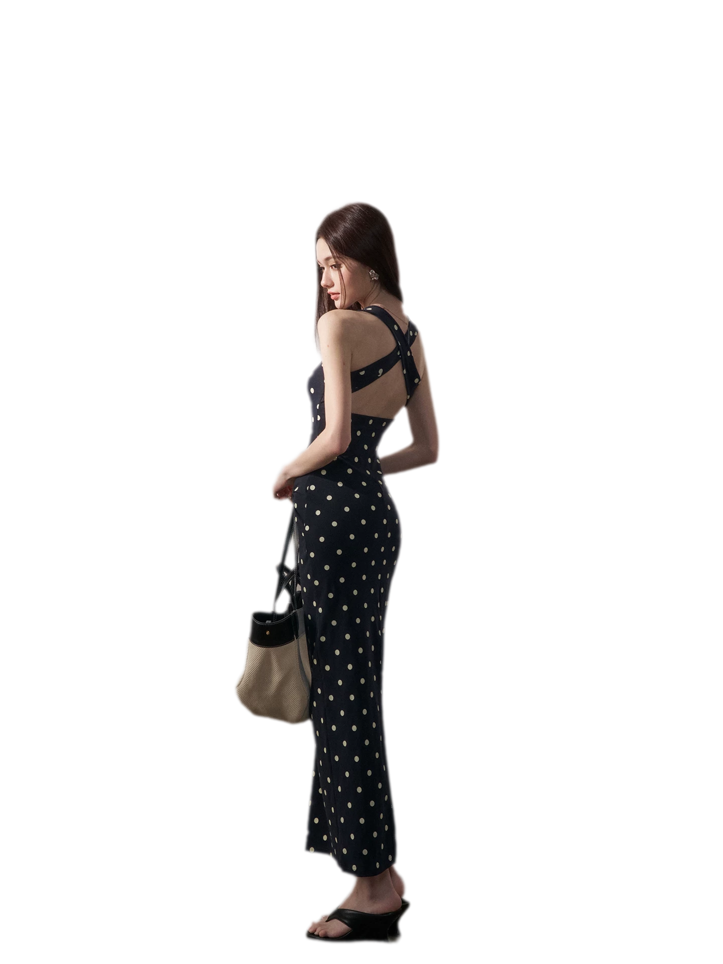 Polka Dot Twist Dress