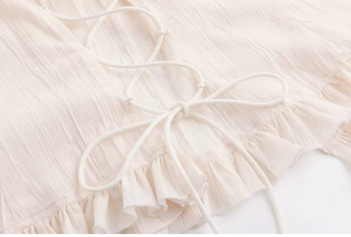 Gothic Ruffled Chiffon Shirt
