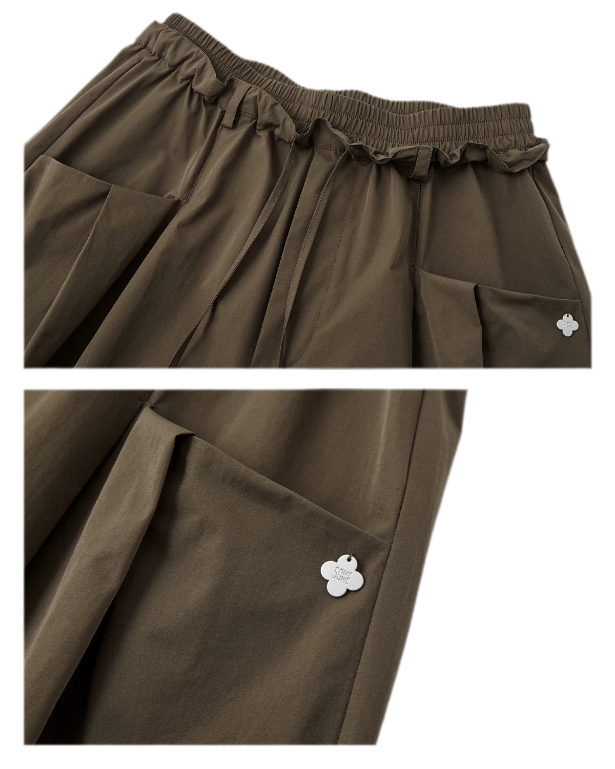 Double Waist Cropped Culottes