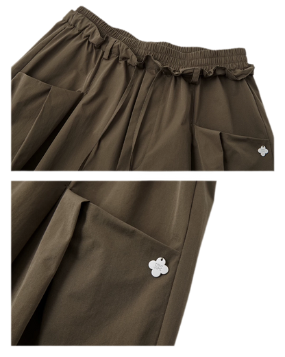 Double Waist Cropped Culottes