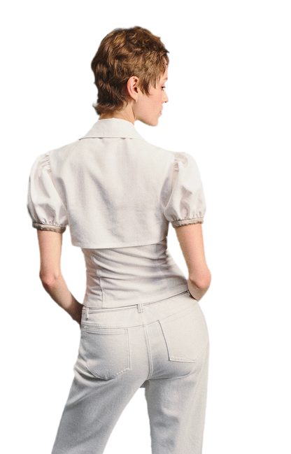 Collared Two-Piece Top