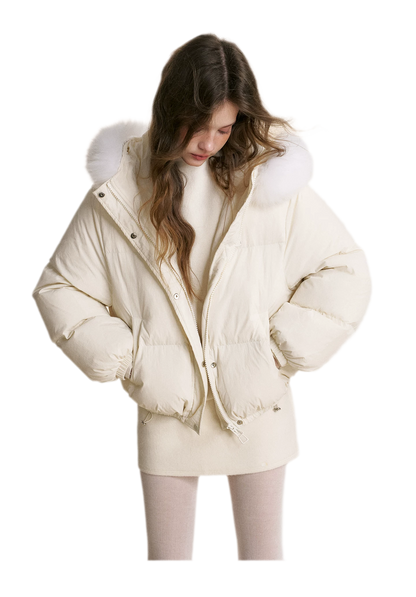 Puffer Hooded Down Jacket