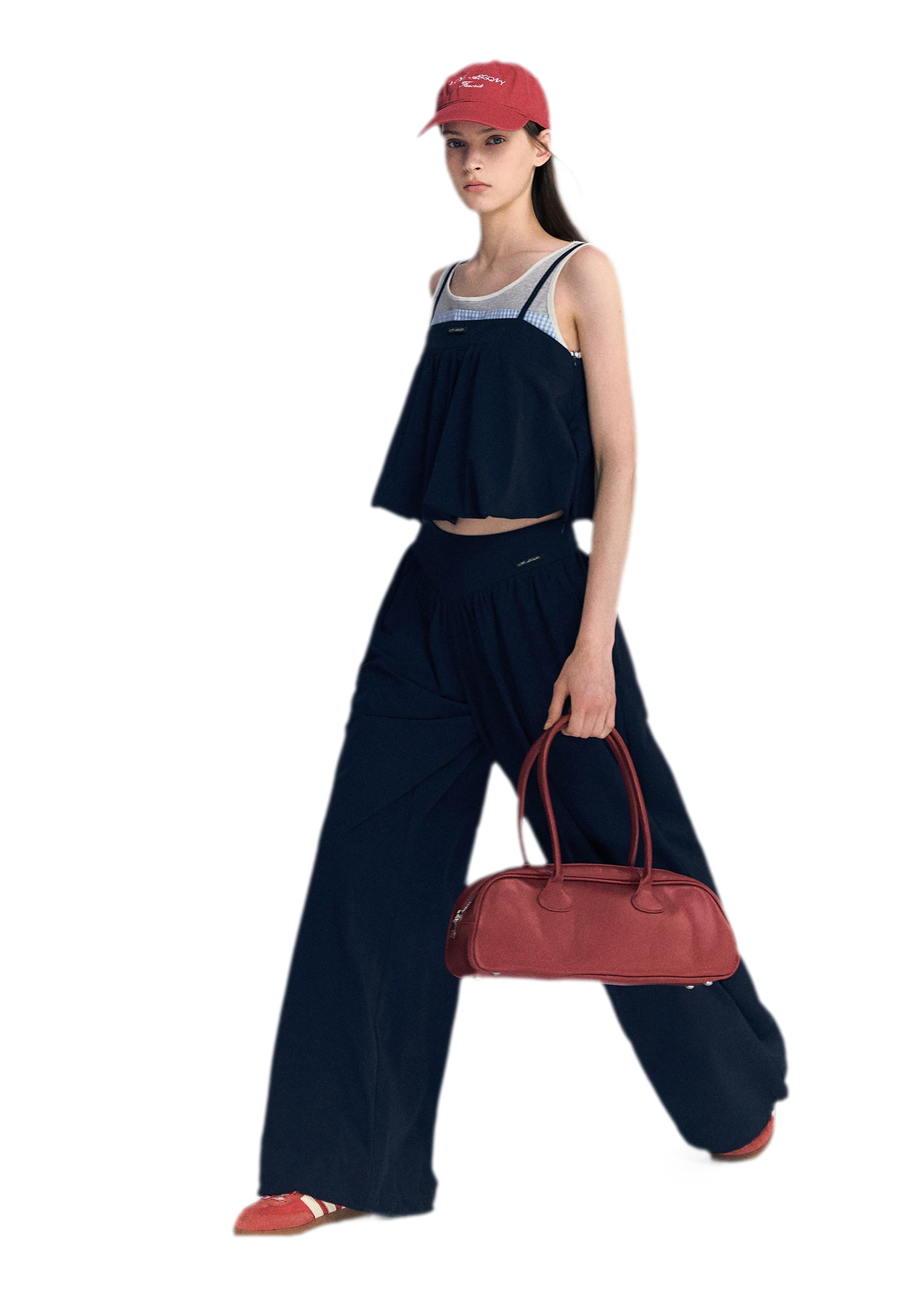 Contrast Faux Layered Set