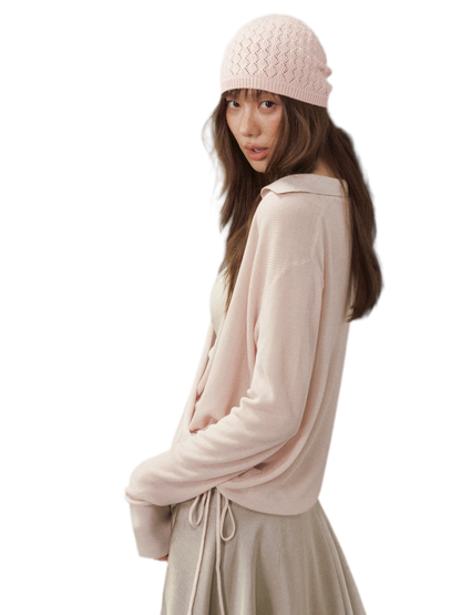 Silk Blend Knit Top