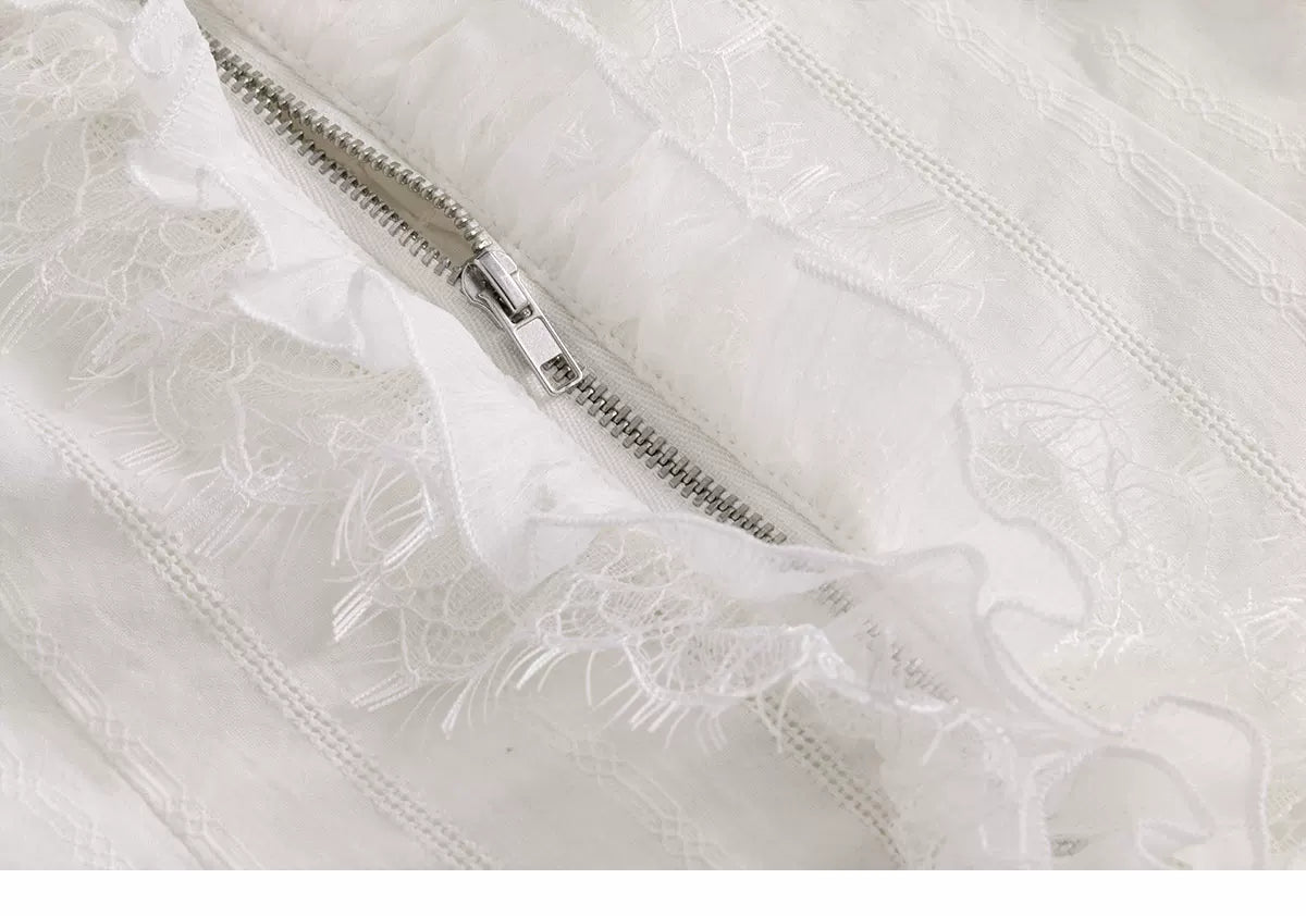 Punk Ruffle Lace Set