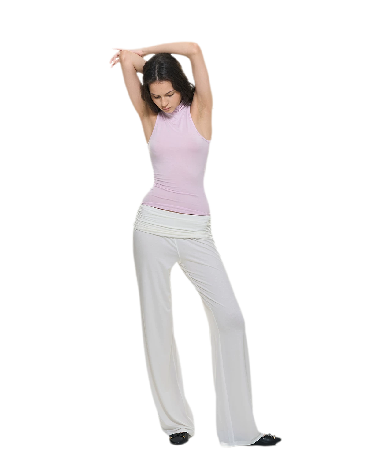 Knitted Semi-High Neck Vest