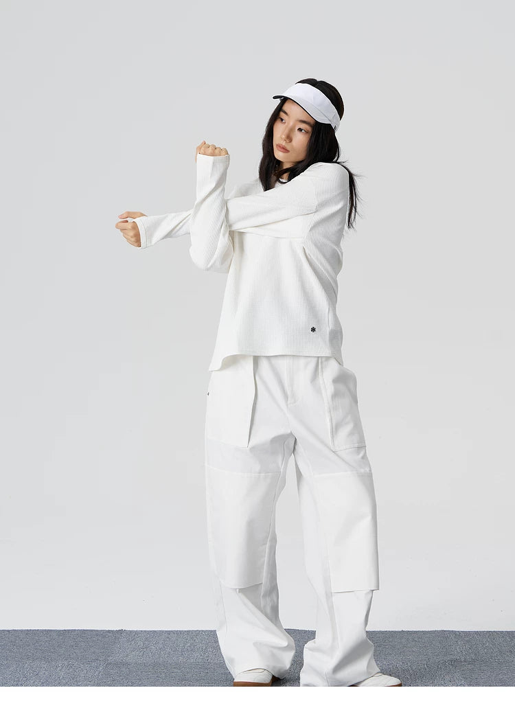 Sorona Waffle Long-Sleeve Top