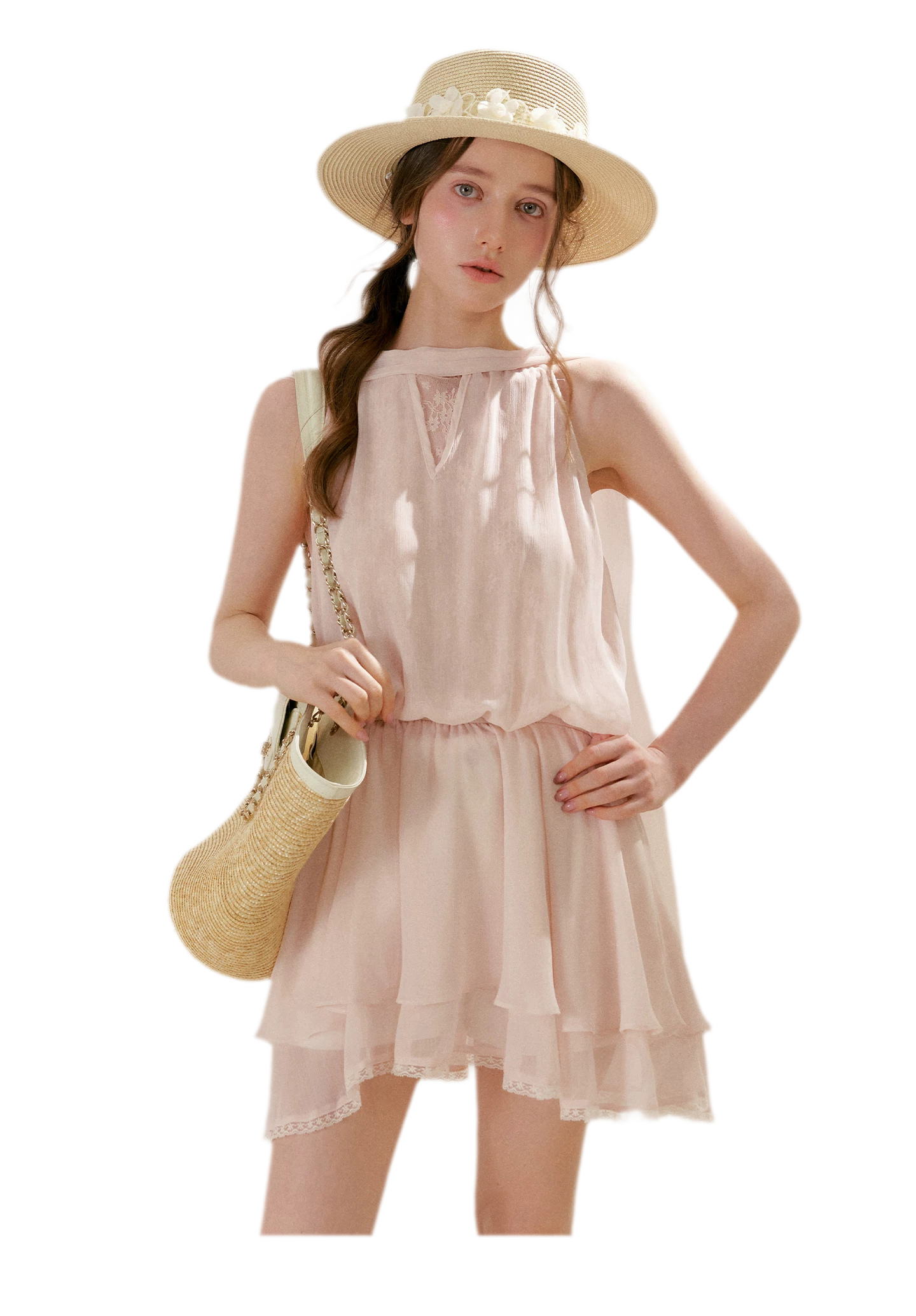 Lace Halter Dress