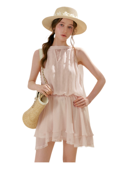 Lace Halter Dress