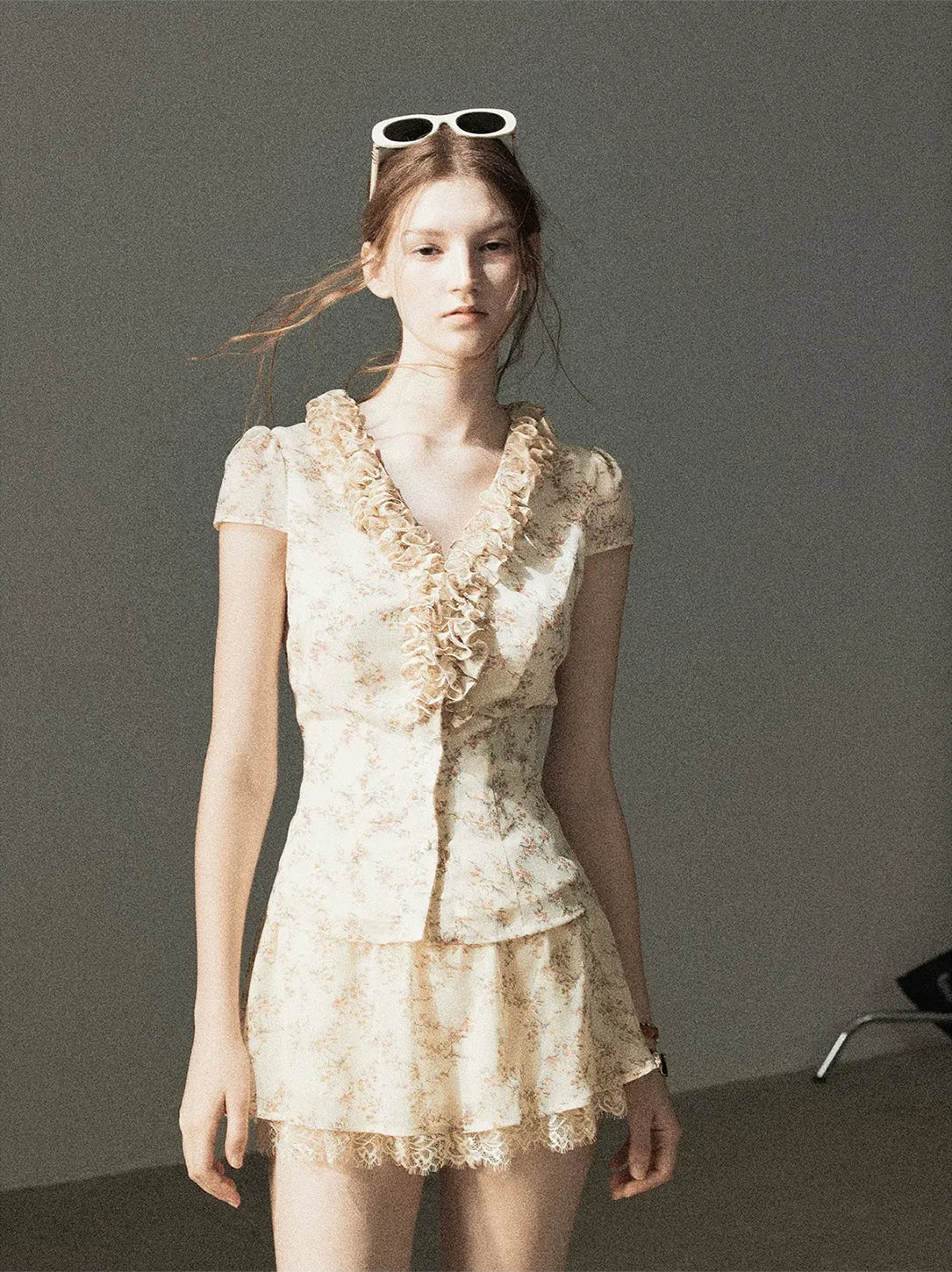 Floral Ruffle Set