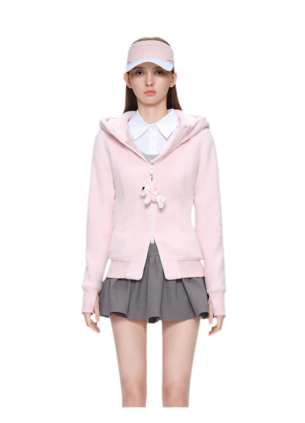 Soft Fleece Slim-Fit Hooded Jacket