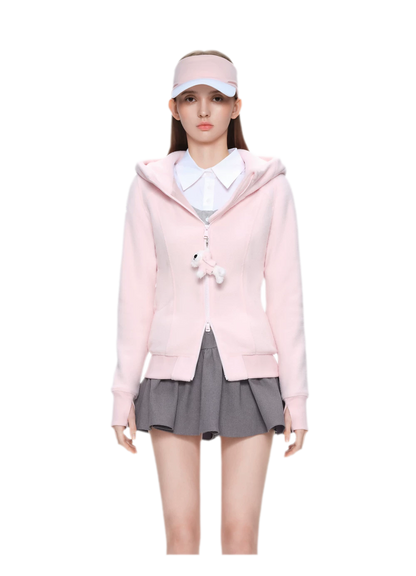 Soft Fleece Slim-Fit Hooded Jacket