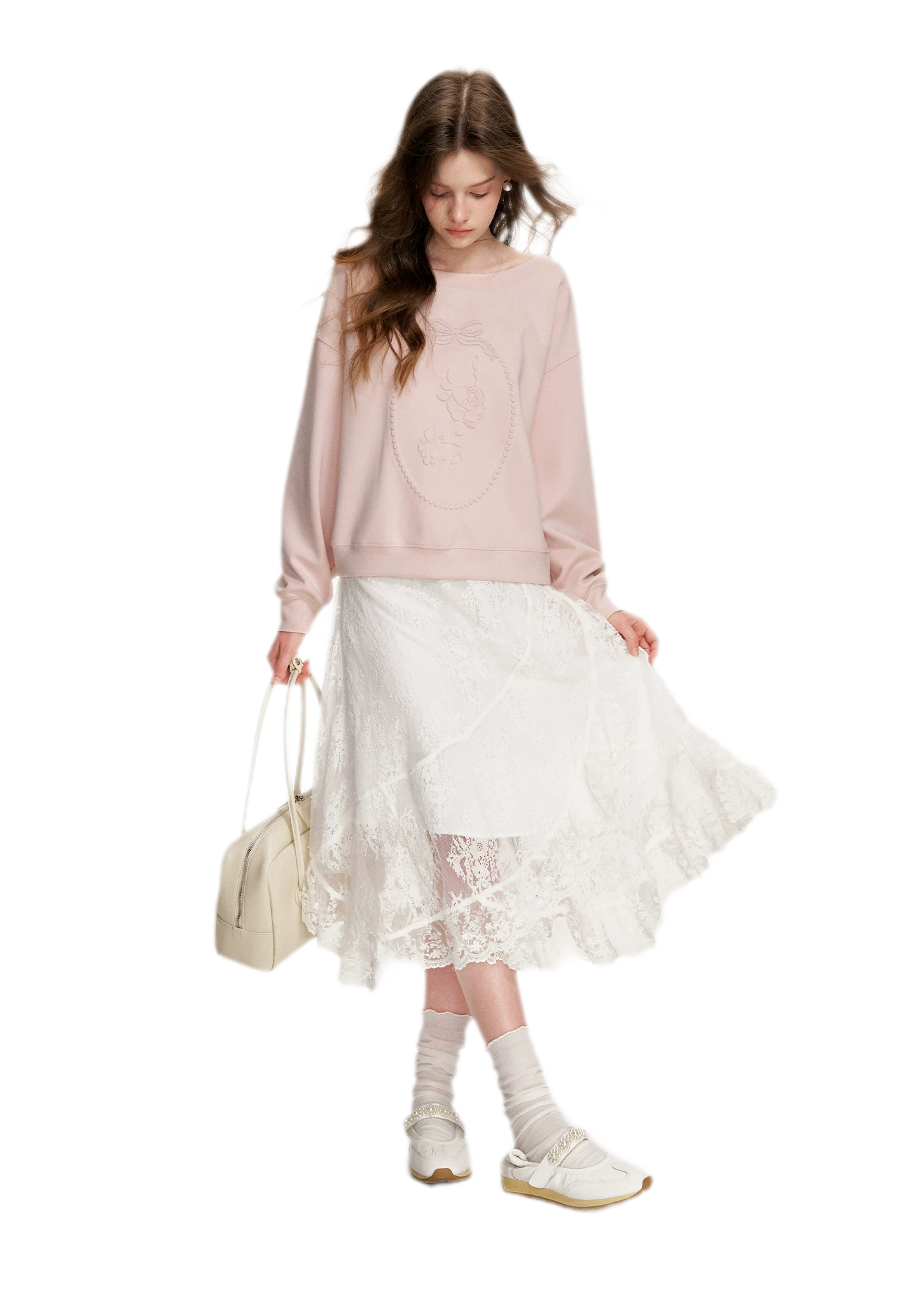 Modal Embossed Sweatshirt