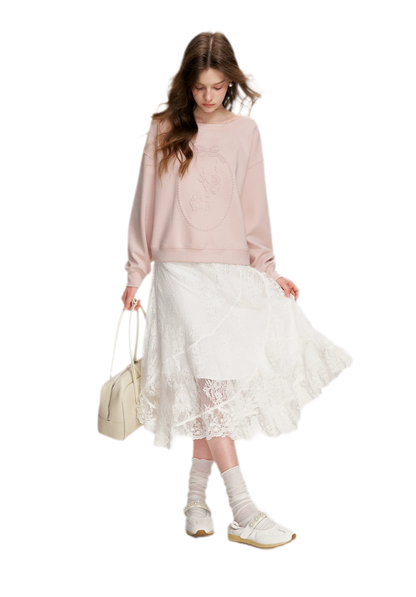 Modal Embossed Sweatshirt
