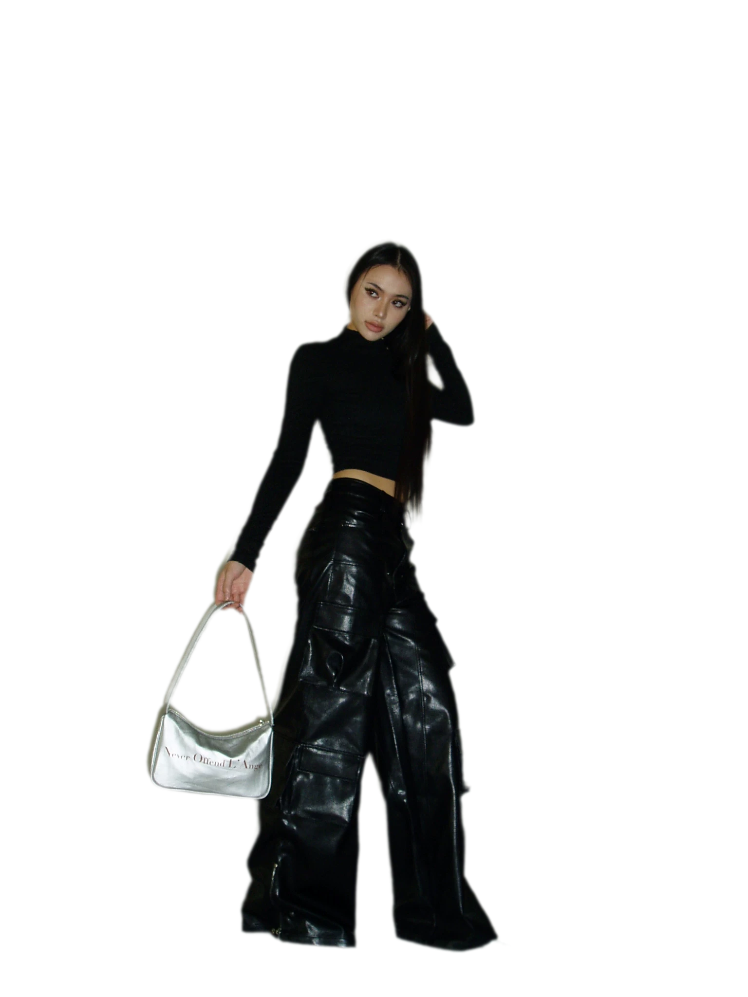 Silver Hobo Handbag
