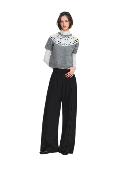 Abnehmbare Lagen-Hose mit weitem Bein