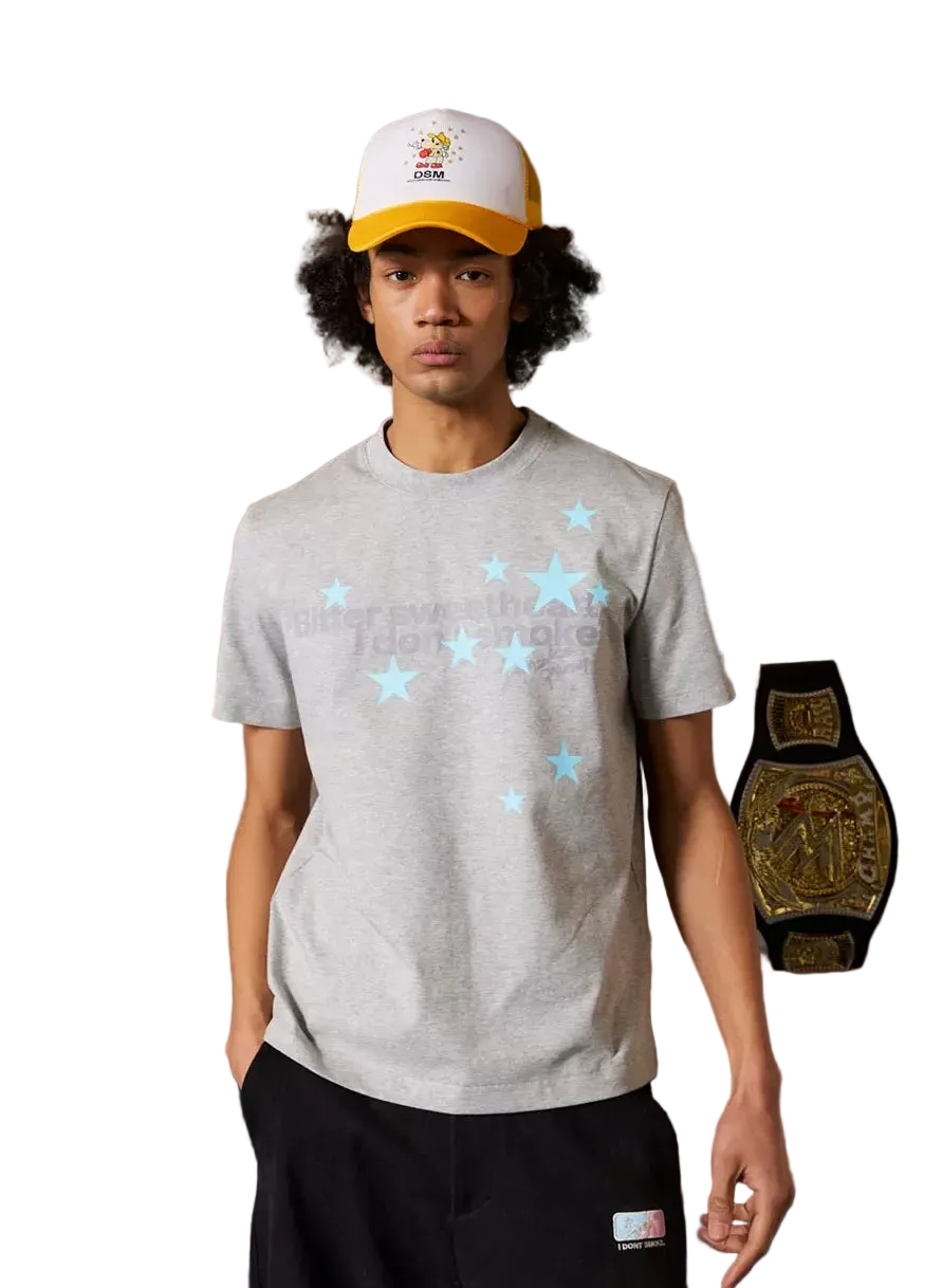 Star Print Short Sleeve T-Shirt