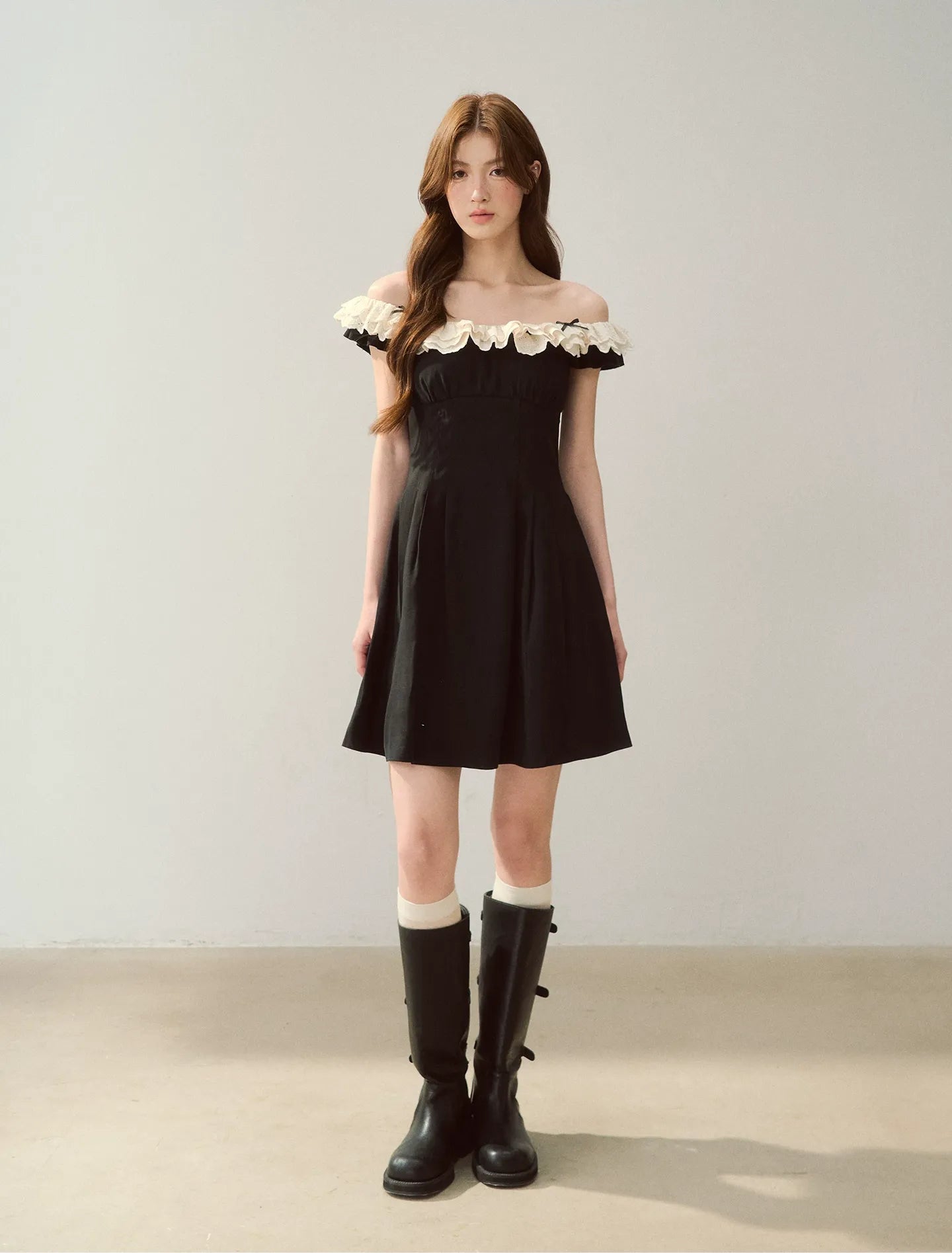 Lace Off-Shoulder Dress