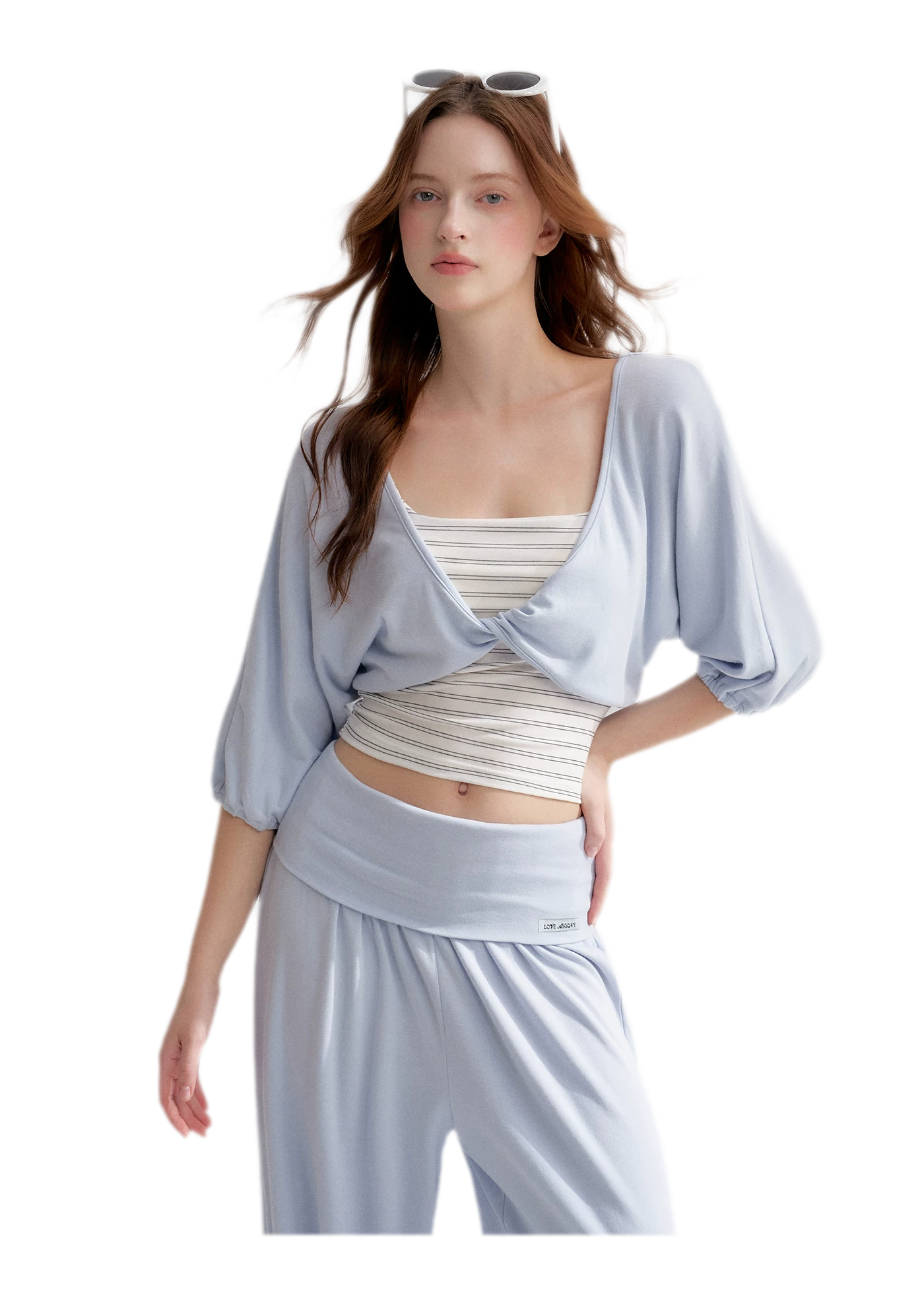 Lantern Sleeve Knit Set