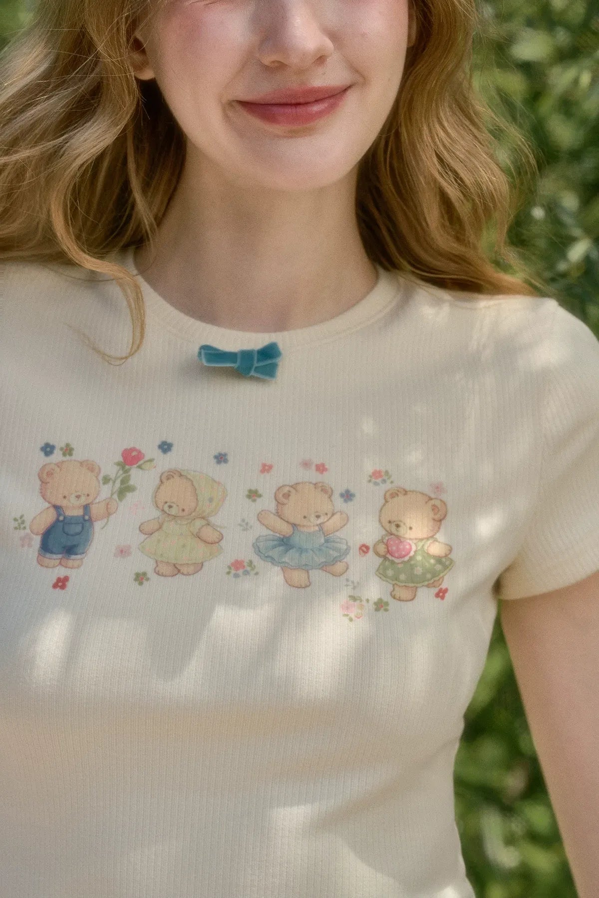 BabyBear Cropped Rib T-Shirt