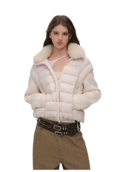 Detachable Sleeve Down Vest